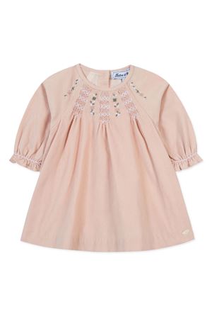 Abito rosa pallido in velluto TARTINE ET CHOCOLAT KIDS | TZ3019131